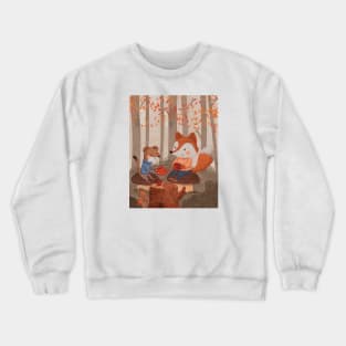 Tea time in the forest Crewneck Sweatshirt